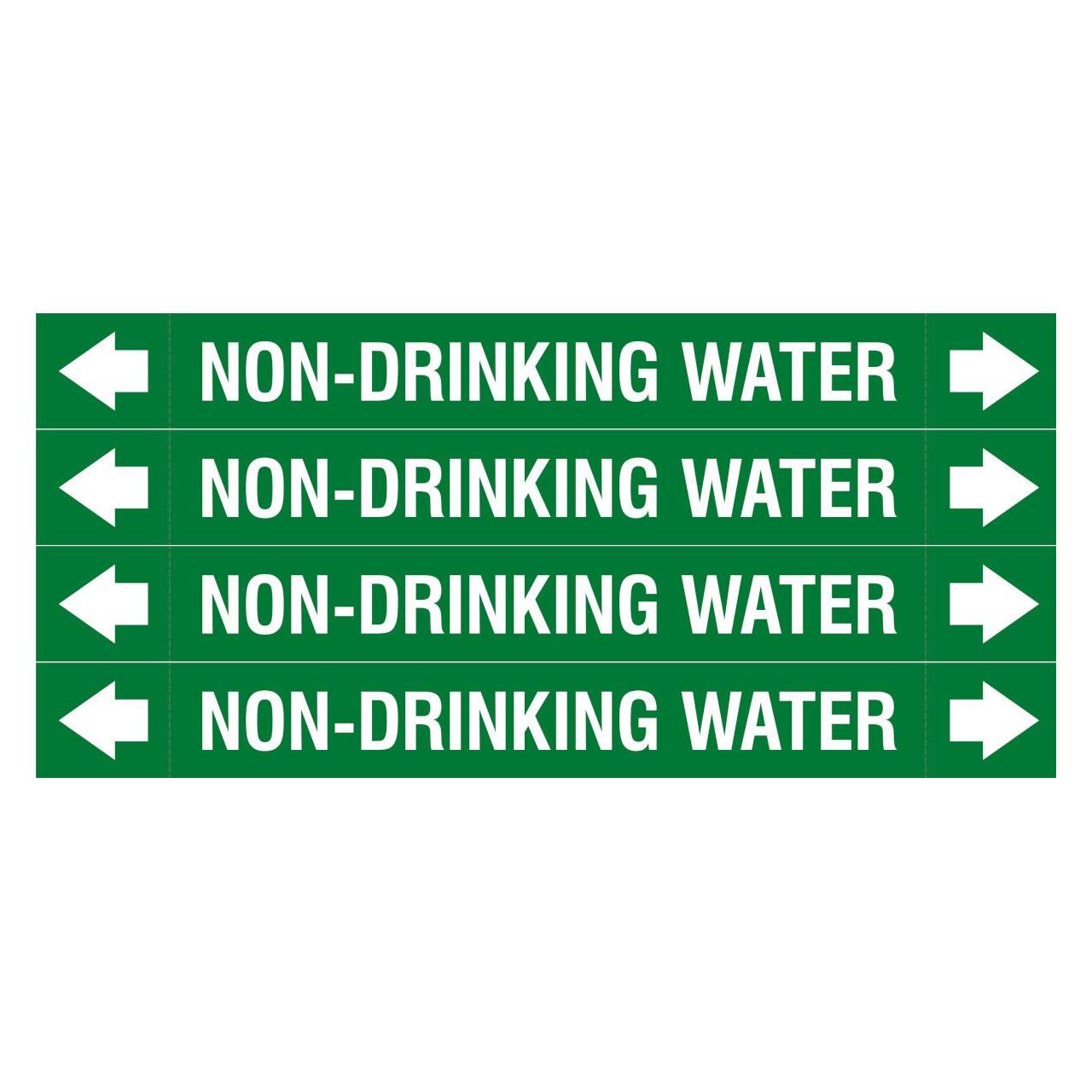 Brady ASME - Rohrmarkierer - Non-Drinking Water (312815)