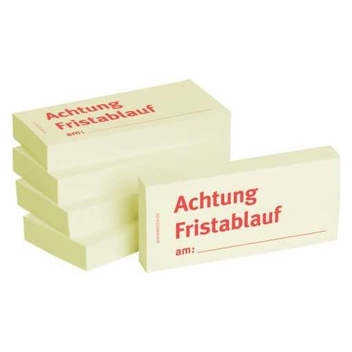 Bizstix Notiz 'Fristablauf am' 75x35mm (35 x 75 mm) (1301010153)