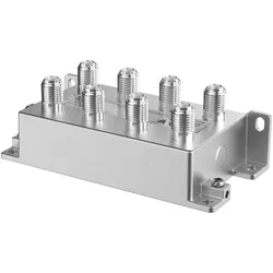 Axing BVE8-02X 8-fach Verteiler, 11 dB, 5 - 1800 MHz, Bauform 02 BVE00802X BVE 8-02X