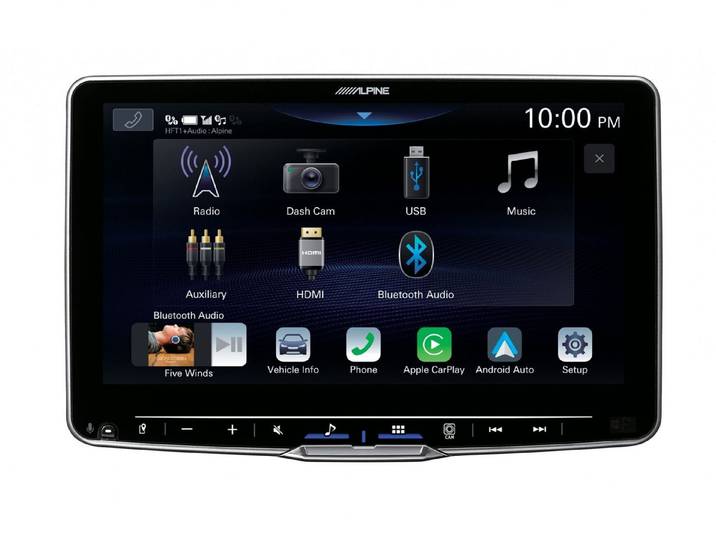 ALPINE iLX-F905Dradio DAB+ 1-DIN-Einbaugehäuse CarPlay Wireless Android Autoradio (RDS, AM/FM Radio, Animiertes Display, Freisprecheinrichtung, 1 DIN)