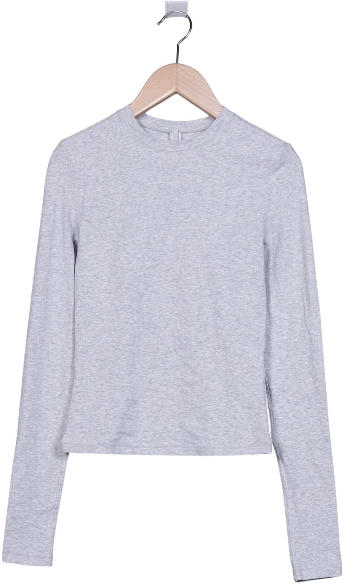 Skims Damen Langarmshirt, Grau, Gr. XS, Baumwolle / Elasthan - Second Hand