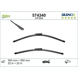 Scheibenwischer VALEO 574340 für Mercedes-Benz SLK