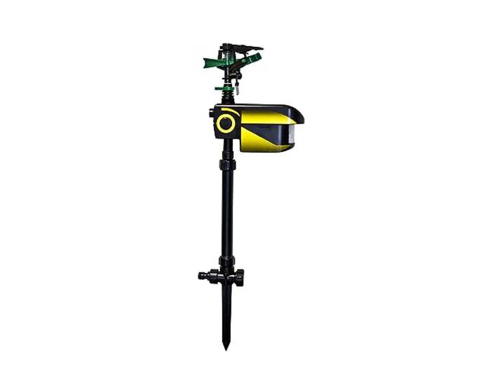 Windhager Tiervertreiber Water Guard SOLAR Wasserstrahl Hunde Katzen Marder Waschbären Wildtiere, solarbetrieben, bis zu 90m², 05046, Schwarz