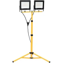 vidaXL LED-Fluter mit Stativ 2x100 W Warmweiß