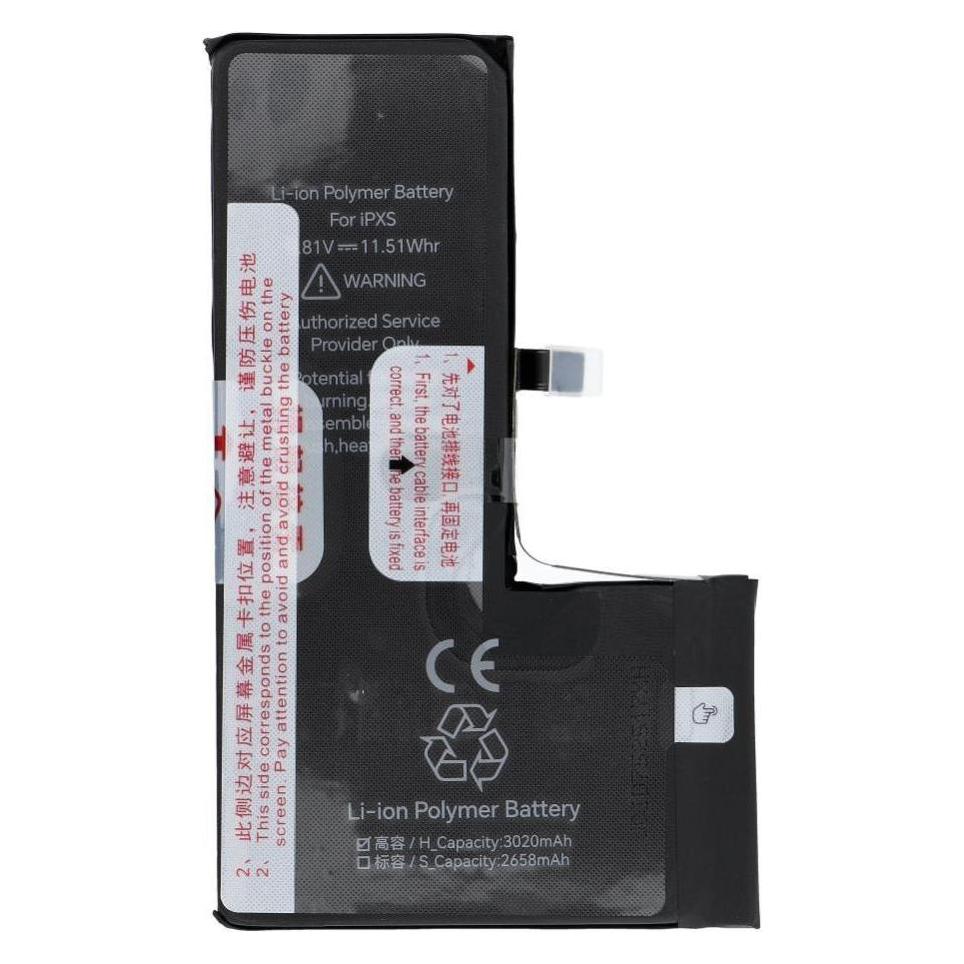 NoName Battery JCID JCID Battery for iPhone Xs 3020 mAh (high capacity) (65847506)