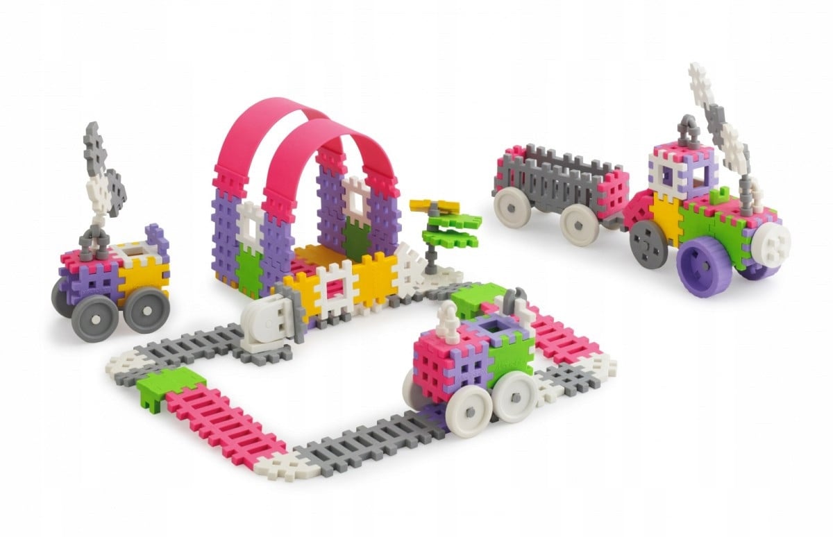 Marioinex Mini Wafel Constructor Roze - 140 Stuks