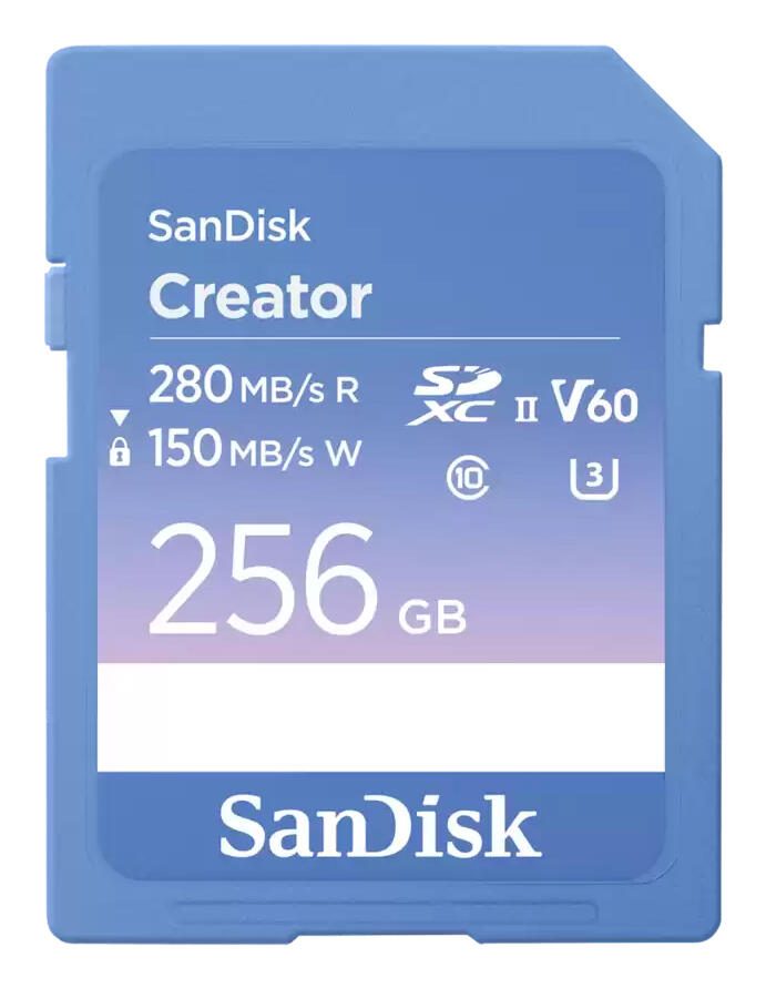 SanDisk Creator SDXC-Speicherkarte 256 GB SDSDXEP-256G-GNCIS