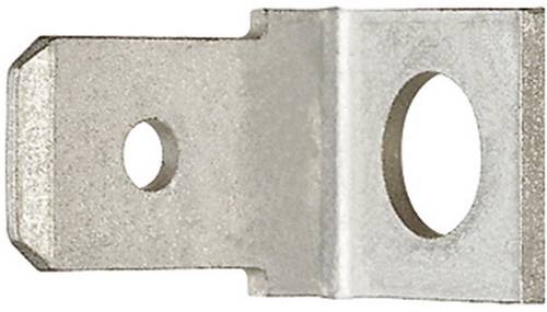 Klauke 2075 Flachsteckverteiler Steckbreite: 6.30mm Steckdicke: 0.80mm 45° Unisoliert Silber