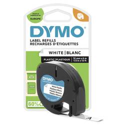 DYMO 91221 Etiketten Kunststoff Bandfarbe: Perlweiß Schriftfarbe: Schwarz 12 mm 4 m S0721660