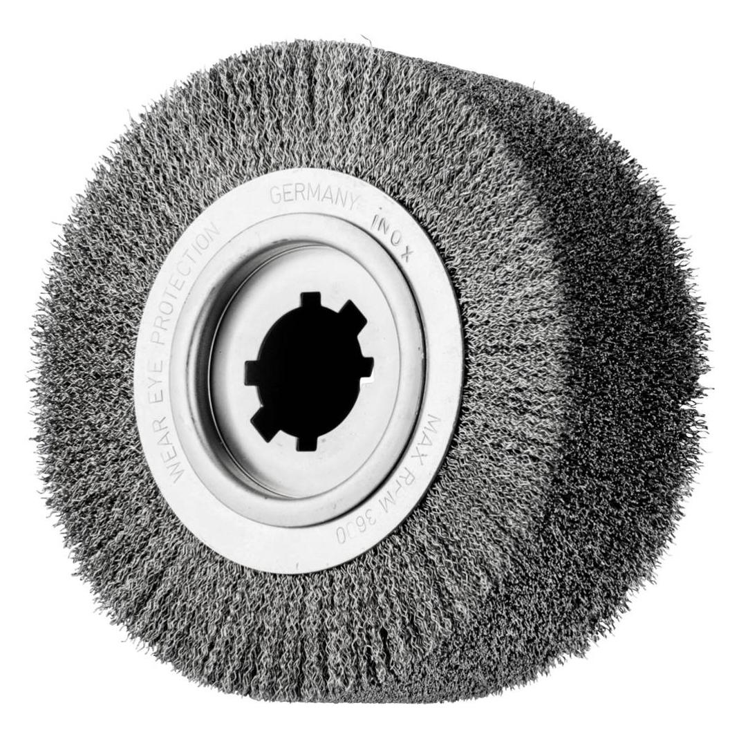 Pferd Rundbürste. ungezopft RBU 250100/50.8 INOX 0.50 (RBU 250100/50,8 INOX 0,50)