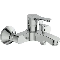 Ideal Standard, Duscharmatur + Badewannenarmatur, Alpha Badearmatur, Aufputz