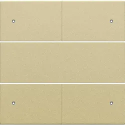 Niko Züblin 221-40150 Abdeckung für potentialfreien 4 fach Taster, 24 V, mit LEDs, gold coat 22140150