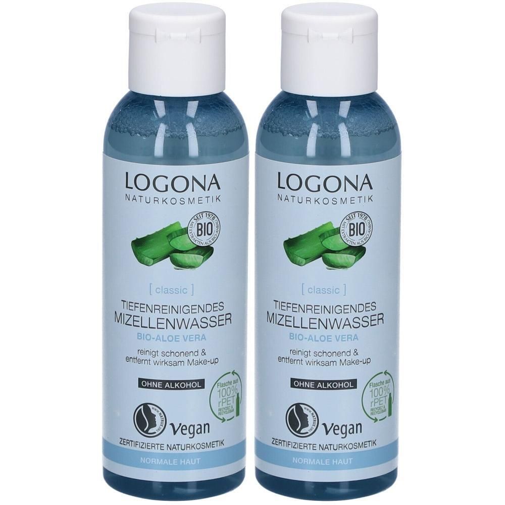 Classic Tiefenreinigendes Mizellenwasser Bio-Aloe Vera 2x 2x125 ml