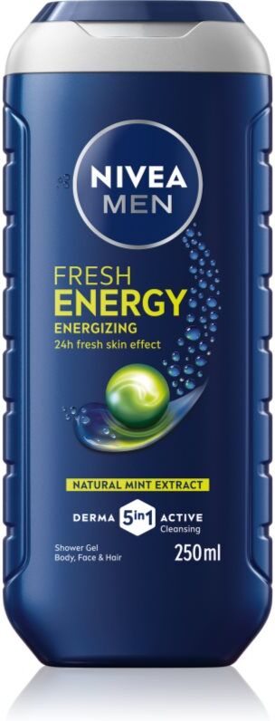 NIVEA MEN Fresh Energy Shower Gel for men 250 ml