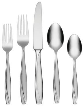 Oneida Cleo 45 Piece Everyday Flatware Set, Service For 8