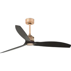 Gleichstrom Deckenventilator Just Fan Kupfer / Schwarz