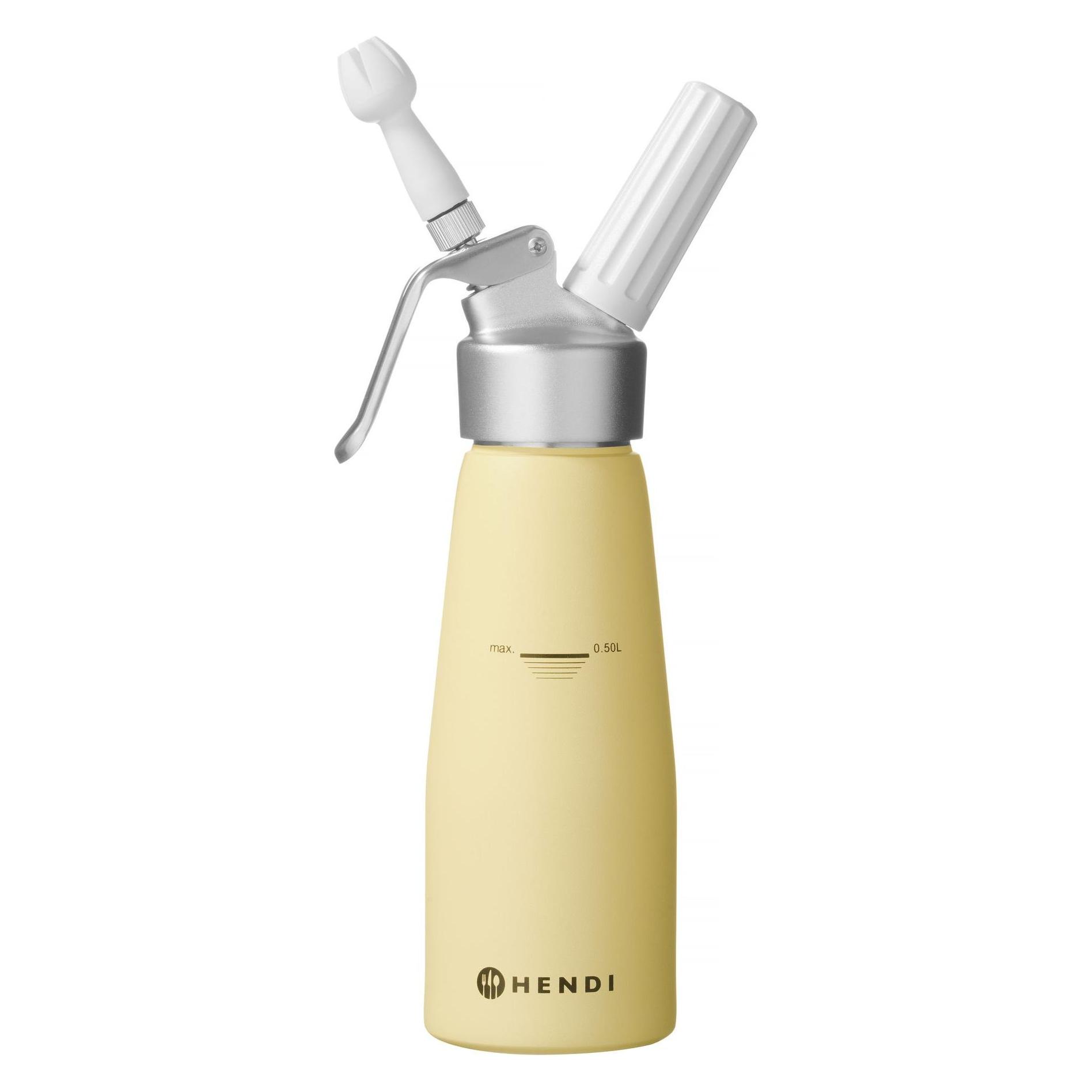 Hendi Sahnespender 0.5L pastellgelb (0.50 l) (975855)