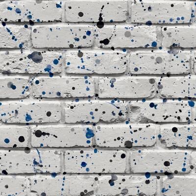Advantage Splatter Wall Grey Abstract Wallpaper