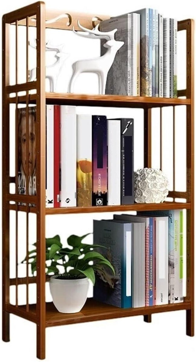 Multicolor Boekenkast en Opbergrek met Meerdere Lagen voor Stijlvolle Decoratie