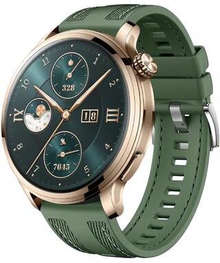 Everyday Crate Honor Watch 4 Pro 22mm Watch Band Hybrid Silicone Watch Strap With Quick Release Connector spruce Green