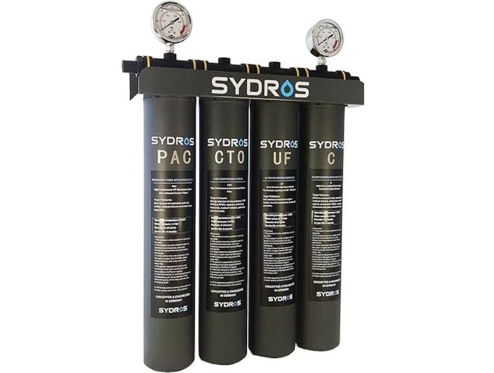 SYDROS Magnus Wasserfilter - 6-Stufen-Profi-Filter für Gewerbe & Gastro 6-Stufen-Filtration für hohe Anforderungen: reduziert PFAS, Mikroplastik, Keime und weitere Verunreinigungen zuverlässig