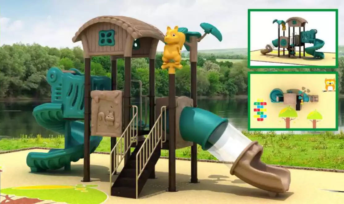 Garten Spielturm van kunststof voor kinderen