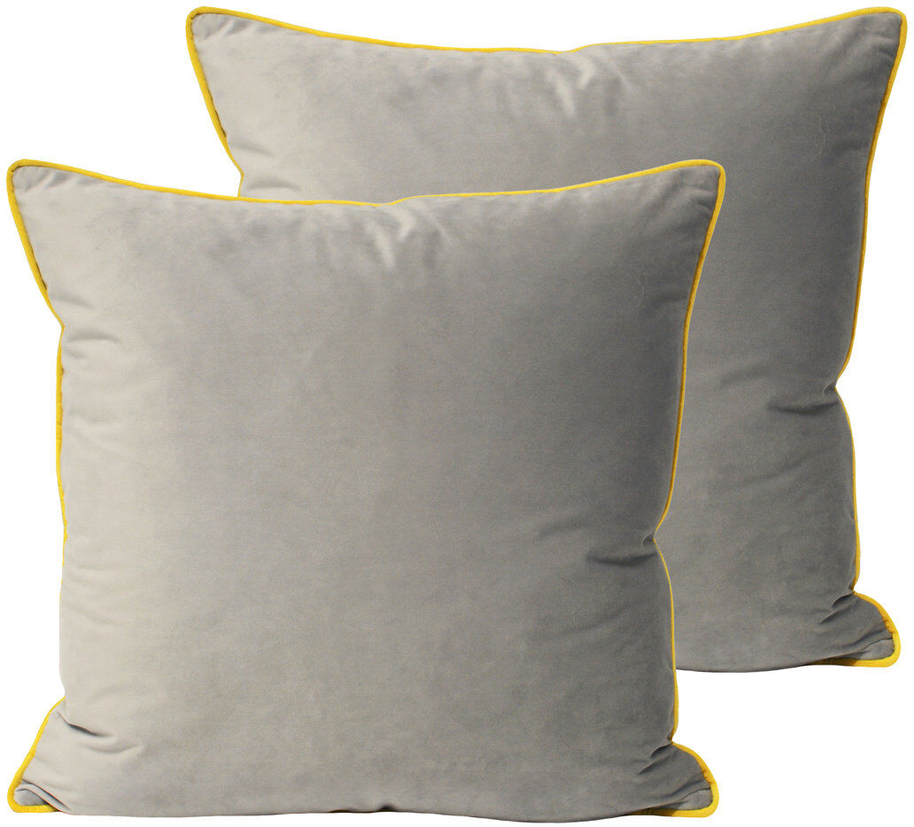 furn. Square Cushion Dove/Cylon/Feather 55cm H X 55cm W X 10cm D