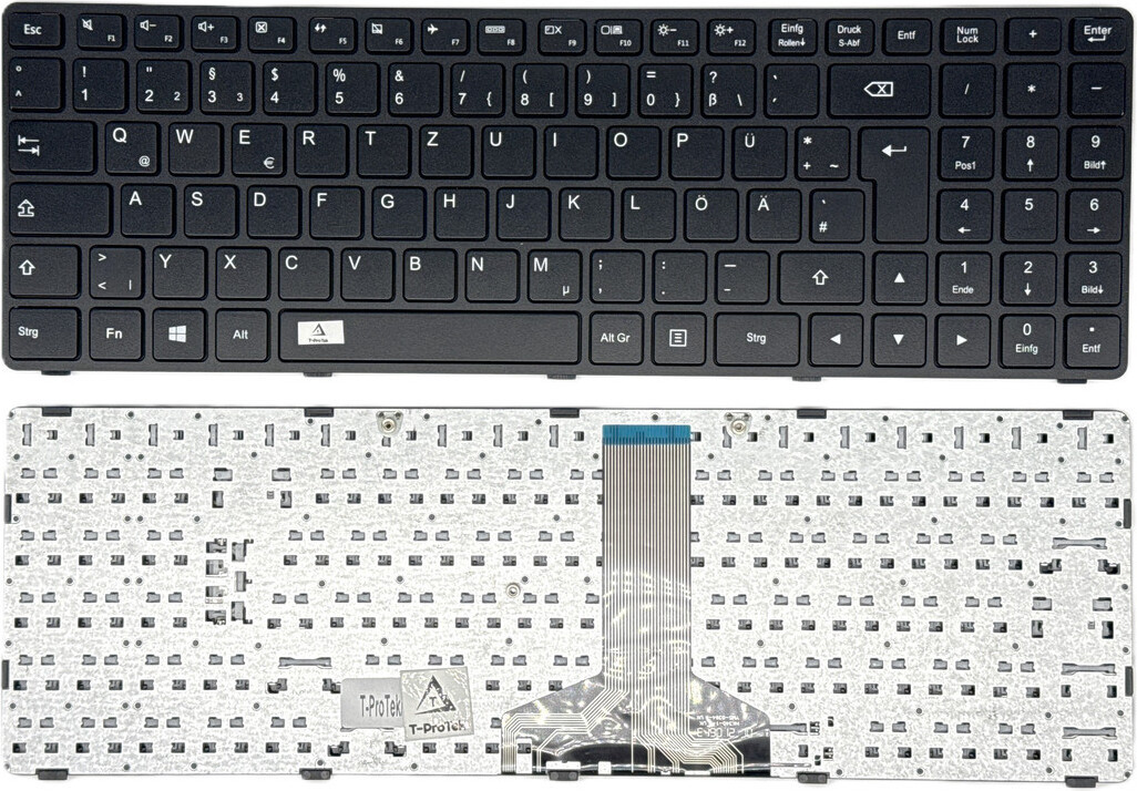 T-ProTek Zwart toetsenbord compatibel met PK1310E1A12