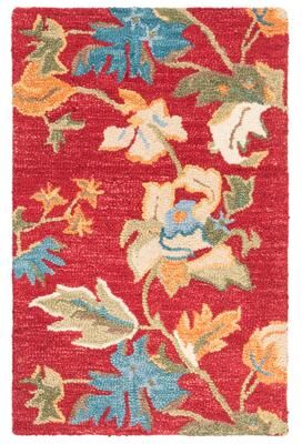 SAFAVIEH Handmade Blossom Ula Modern Floral Wool Rug