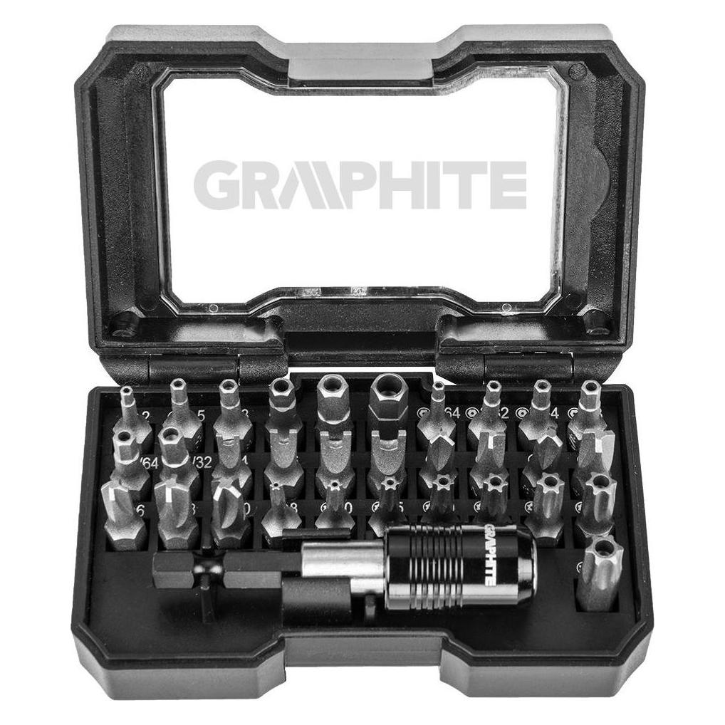 Graphite screwdriver bits (Service bit set, 32 pcs.) (56H618)