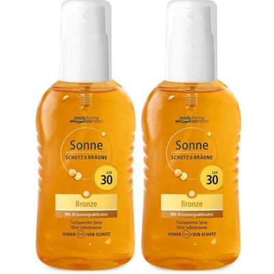 Sonne Schutz & Bräune Spray bronze LSF 30 x2 2x200 ml