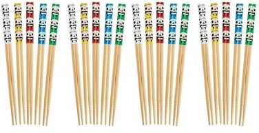 Helen's Asian Kitchen Chopsticks, Panda, 20-Pair, Set of 4