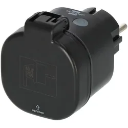 Brennenstuhl 1294860100 Smart Plug 3680 W Haus Schwarz, Grau