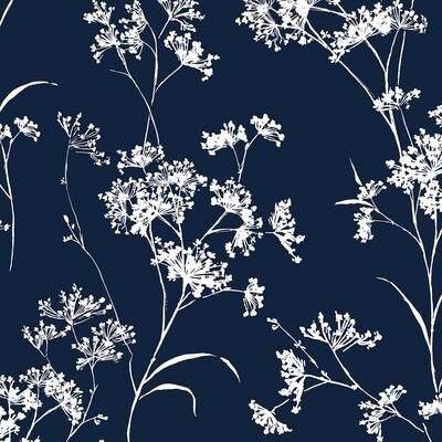 Lillian August Luxe Haven Floral Mist Peel and Stick Wallpaper