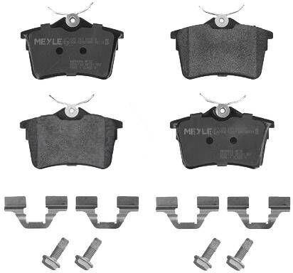 MEYLE 025 247 6516/W Brake pad set