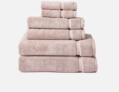 Splendid Super Soft 100% Cotton Oversized 6-Piece Bath Towel Set - Wash Towels (2), Hand Towels (2), Bath Towels (2)