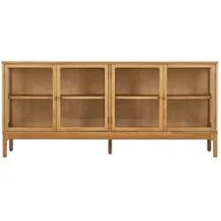 Vitrine Zamora Holz Braun Eiche