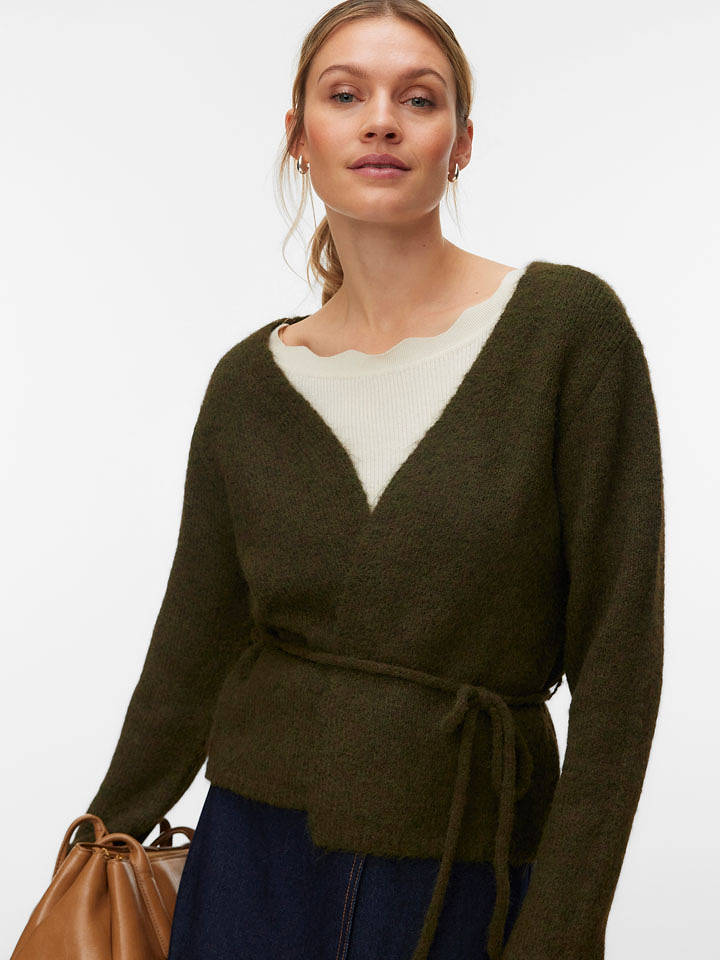 Vero Moda Cardigan in Dunkelgrün - M