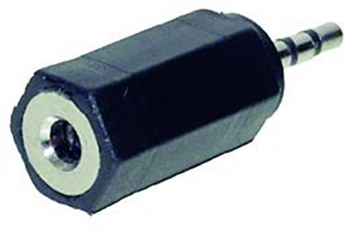 TRU Components Klinken-Adapter Klinkenstecker 2.5mm - Klinkenbuchse 3.5mm Stereo Polzahl:3