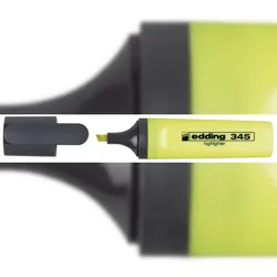 Edding 345-5 Textmarker highlighter - nachfüllbar, gelb