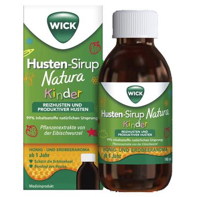 WICK Pharma - Zweigniederlassung der Procter & Gamble GmbH WICK Husten-Sirup Natura Kinder 140 ml 19236811