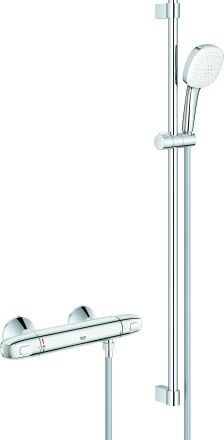 Grohe Grohtherm 1000 thermostat de douche 34824005 avec set de douche 900mm, chromé