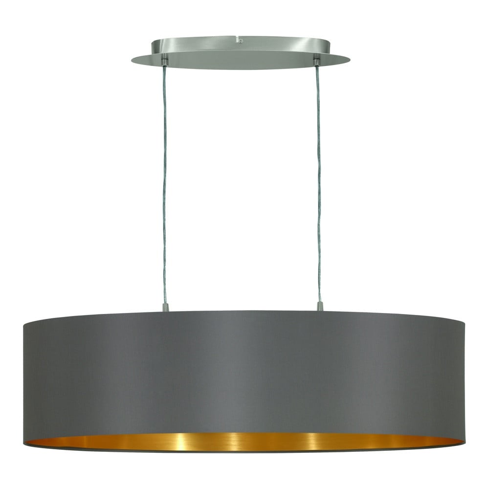 Eglo Maserlo Ovale Hanglamp - Zilver/Grijs