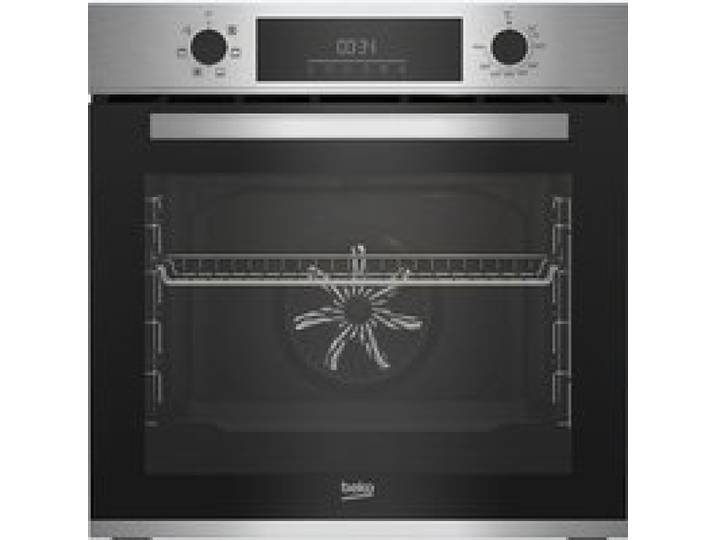 Four encastrable multifonction BEKO BBIE12300XD - Chaleur brassée - 72L - Inox