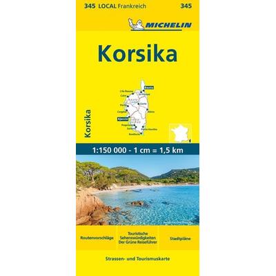 Michelin Korsika, Karte von , Michelin, 978-2-06-721079-0