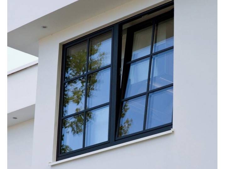 Fenêtre résidentielle de Style américain, rupture thermique, fenêtre inclinable et tournante à Double vitrée, fenêtres à battants en aluminium, matériaux de construction
