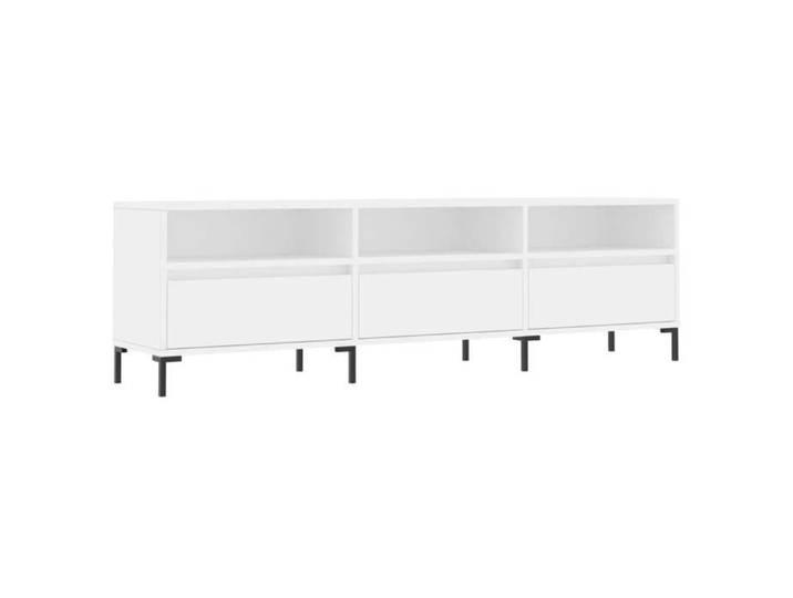 Meuble TV - Meuble tele - blanc 150x30x44 5 cm - Bois d'ingénierie RUI07 8414