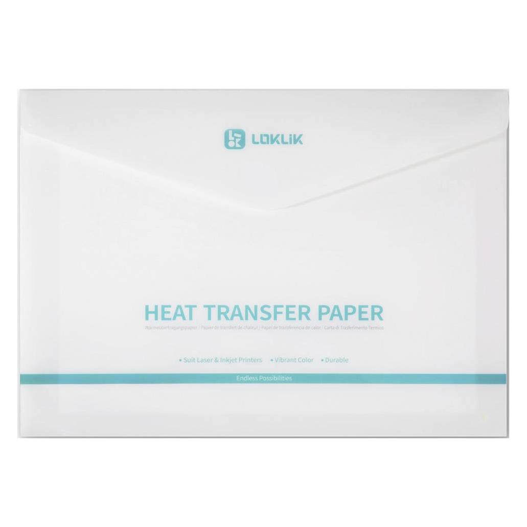 Loklik Heat Transfer Paper Sheet - 8 Pack - Light (SG-RZYZ-9988-US-L-B2B)