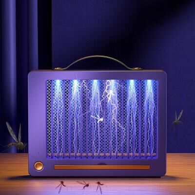 LightInthebox Indoor UV Bug Zapper 360 Degree Mosquito Insect Killer for Moth Wasp Fly Use in Bedroom Kitchen Office Restaurant USB Power Supply