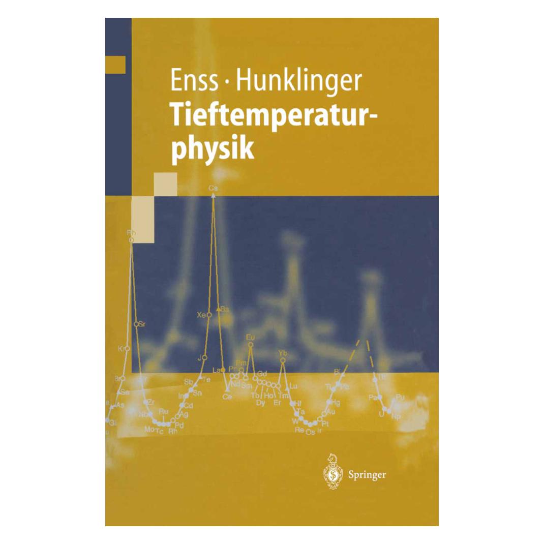 Springer Tieftemperaturphysik (Deutsch, Softcover, Christian Enss, Christian Enss|Siegfried Hunklinger) (55513316)